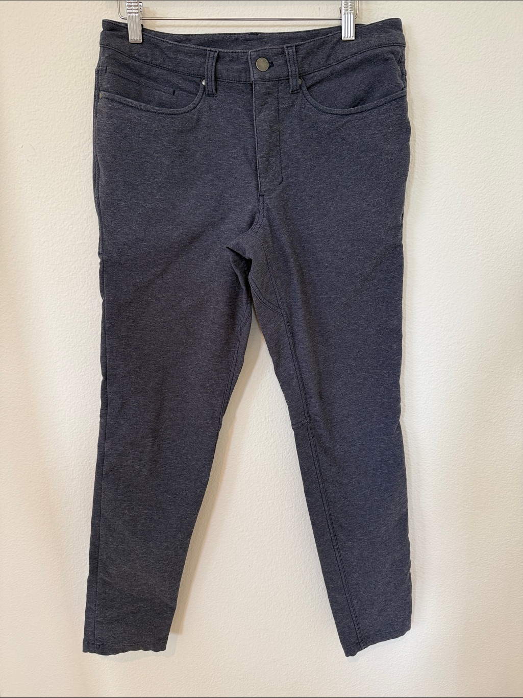 Lululemon Athletica Men's Dark Charcoal Gray Slim Technical Abc Pants 30
